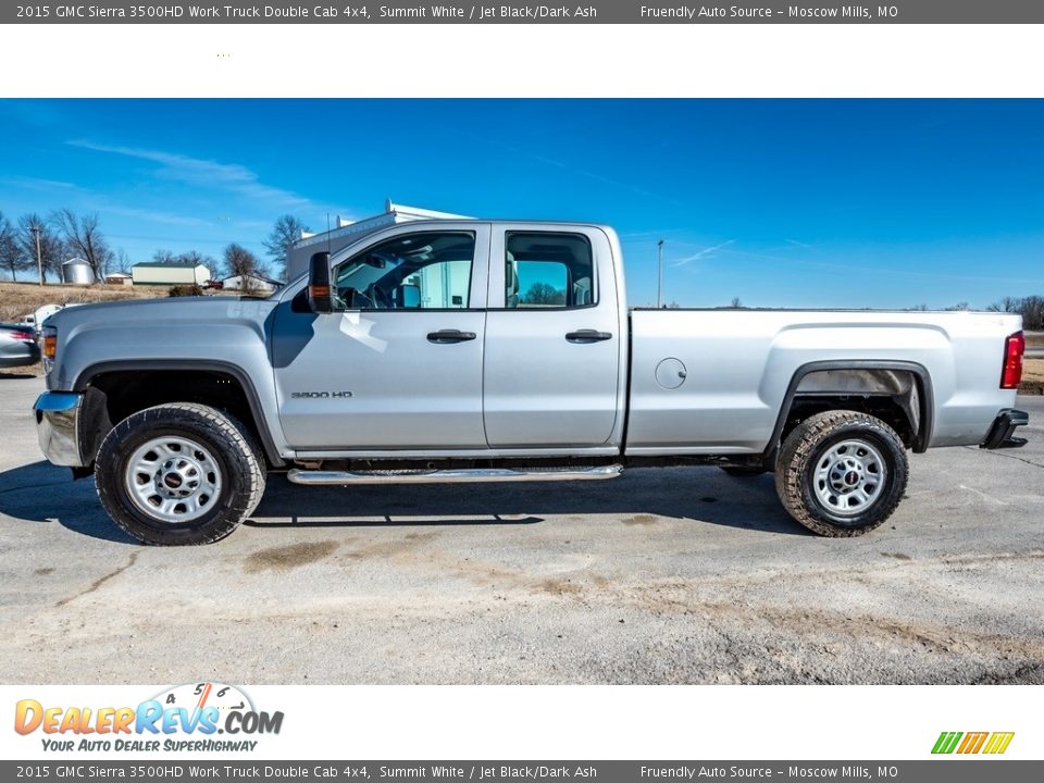 Summit White 2015 GMC Sierra 3500HD Work Truck Double Cab 4x4 Photo #7