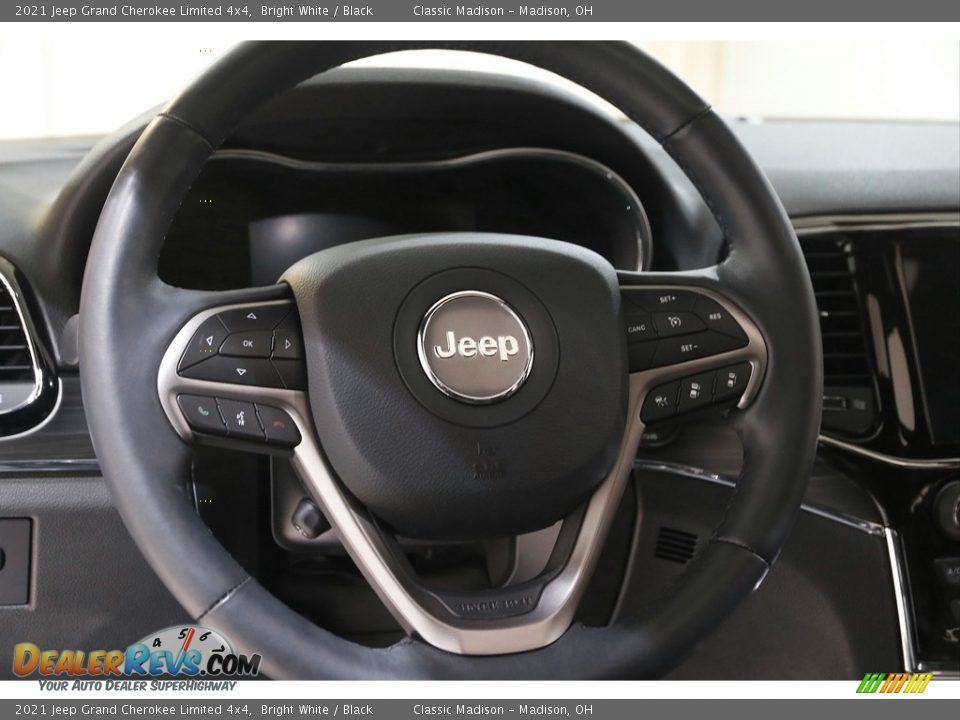 2021 Jeep Grand Cherokee Limited 4x4 Bright White / Black Photo #7