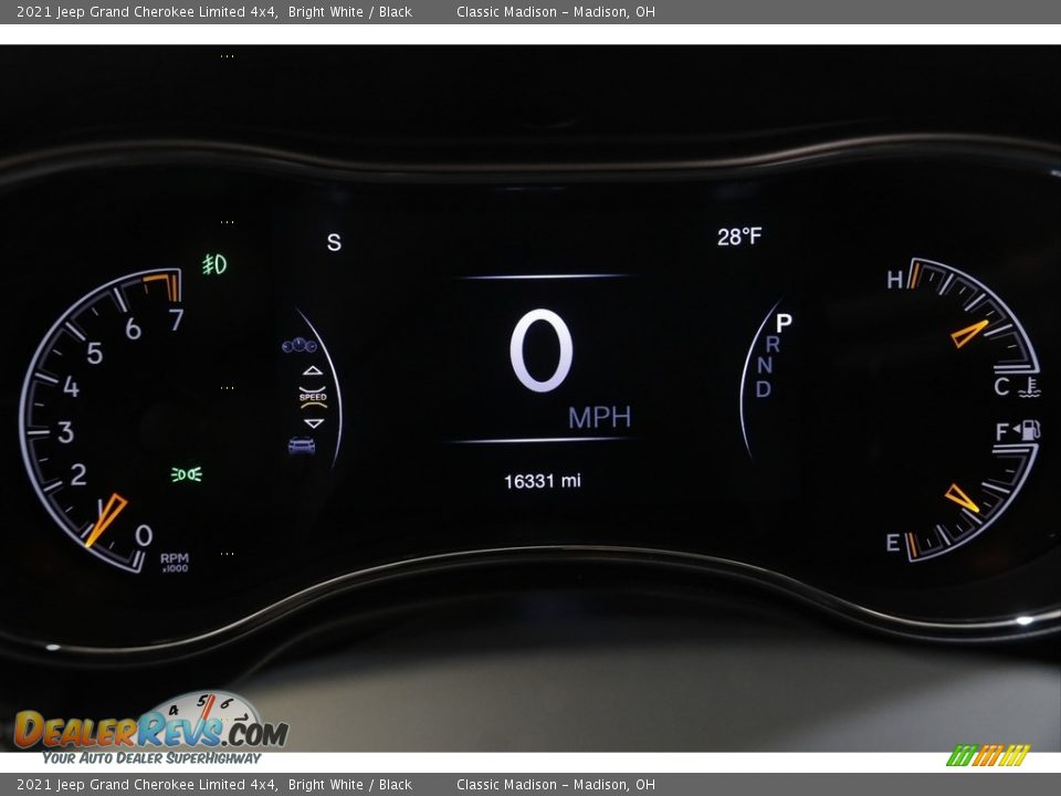 2021 Jeep Grand Cherokee Limited 4x4 Bright White / Black Photo #8