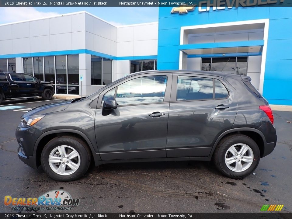 2019 Chevrolet Trax LS Nightfall Gray Metallic / Jet Black Photo #3