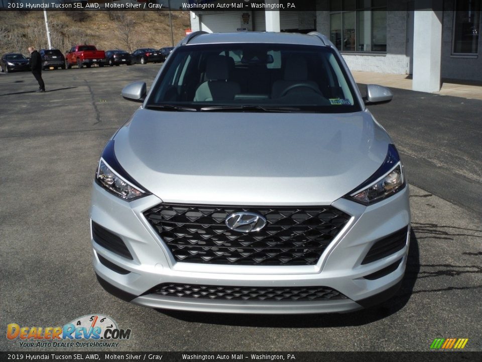 2019 Hyundai Tucson SEL AWD Molten Silver / Gray Photo #3