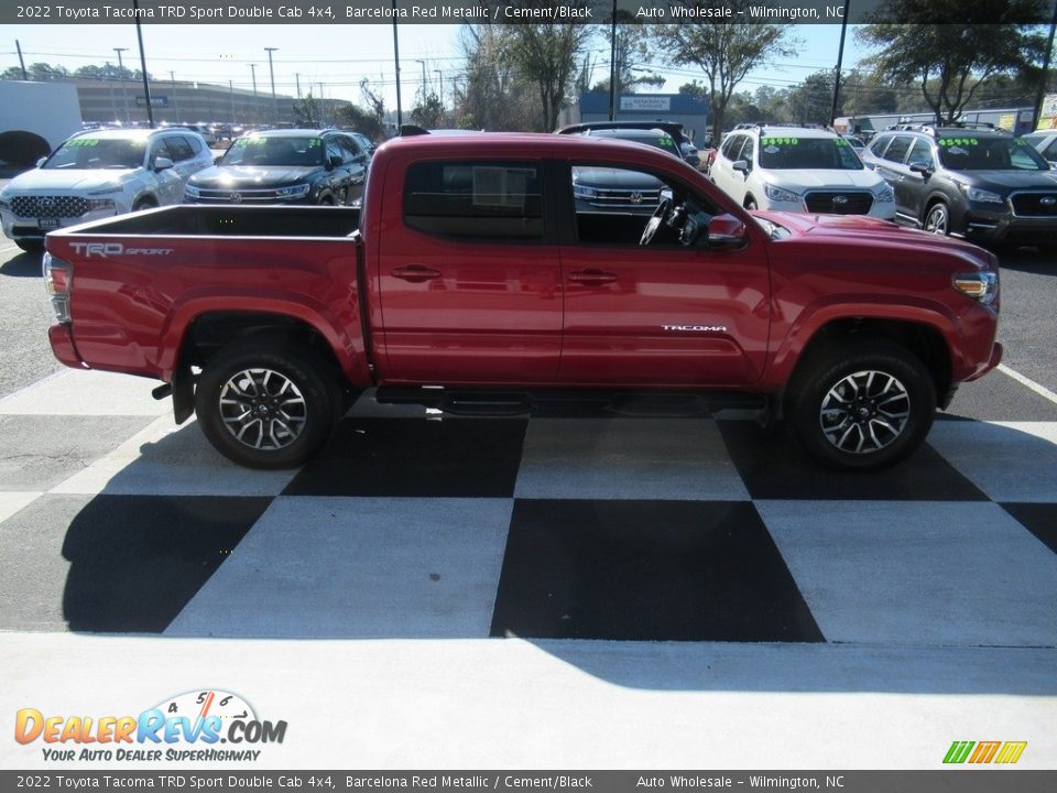 2022 Toyota Tacoma TRD Sport Double Cab 4x4 Barcelona Red Metallic / Cement/Black Photo #3