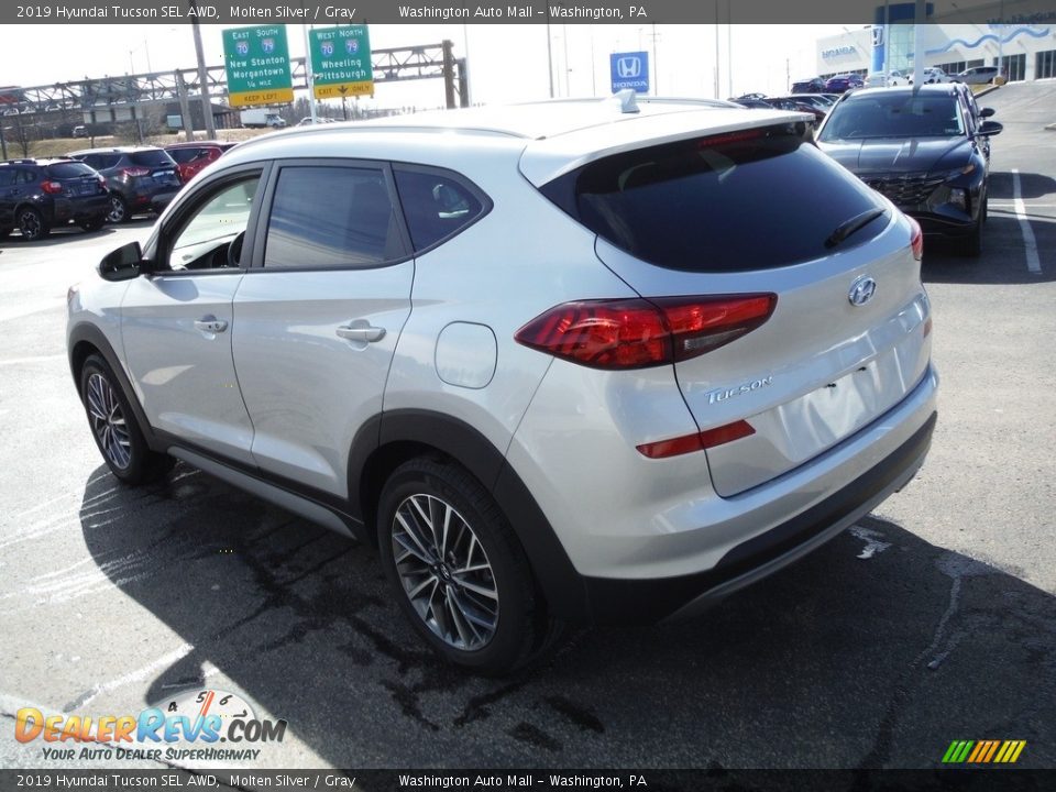 2019 Hyundai Tucson SEL AWD Molten Silver / Gray Photo #7