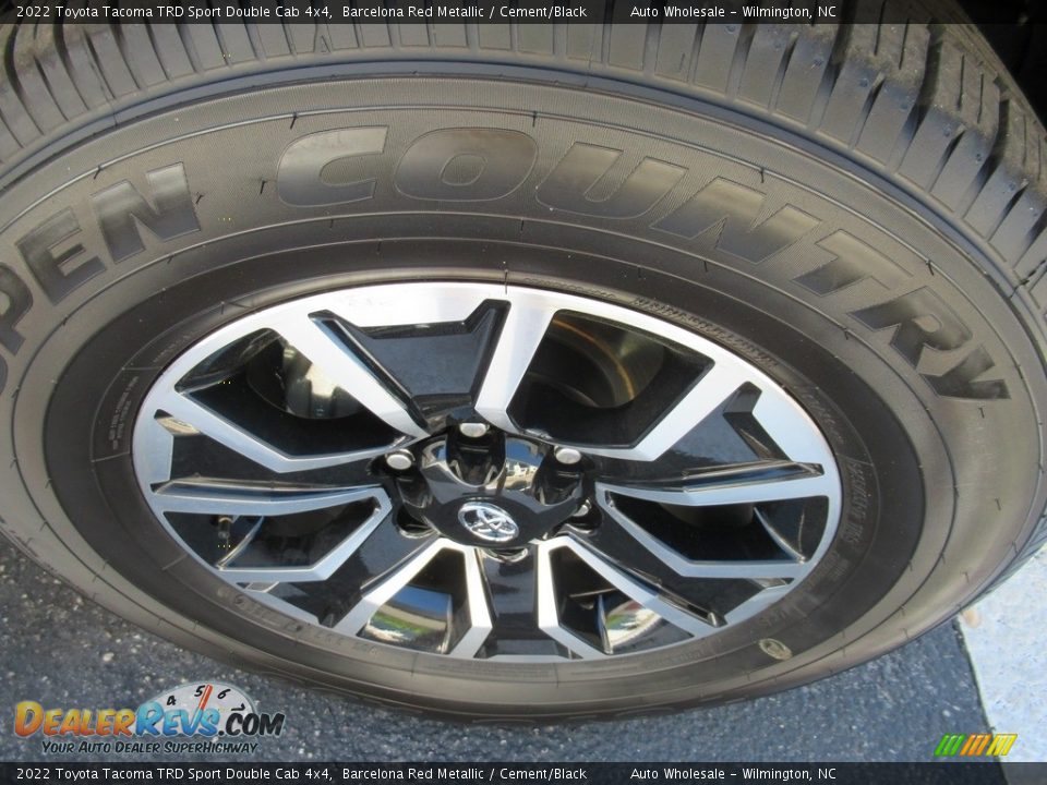 2022 Toyota Tacoma TRD Sport Double Cab 4x4 Barcelona Red Metallic / Cement/Black Photo #7