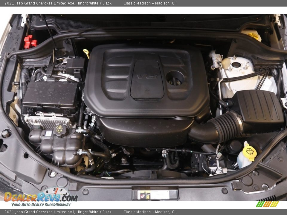 2021 Jeep Grand Cherokee Limited 4x4 Bright White / Black Photo #22