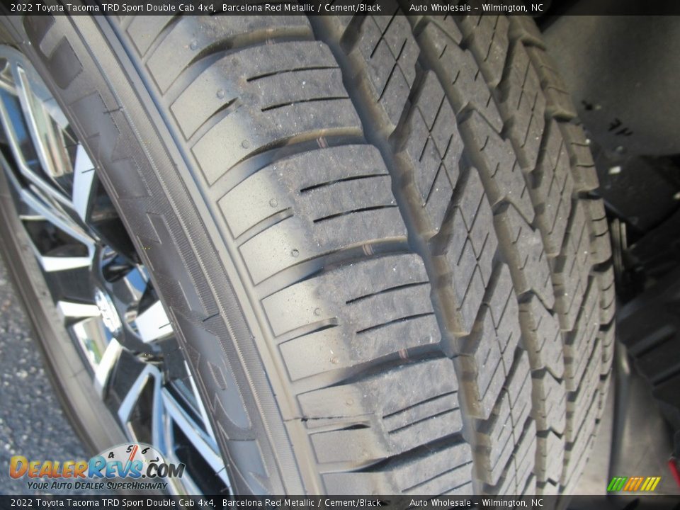 2022 Toyota Tacoma TRD Sport Double Cab 4x4 Barcelona Red Metallic / Cement/Black Photo #9