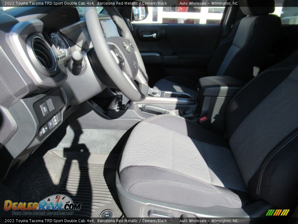 2022 Toyota Tacoma TRD Sport Double Cab 4x4 Barcelona Red Metallic / Cement/Black Photo #11