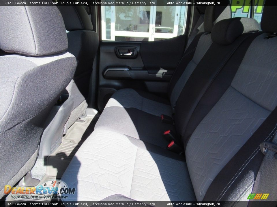 2022 Toyota Tacoma TRD Sport Double Cab 4x4 Barcelona Red Metallic / Cement/Black Photo #12
