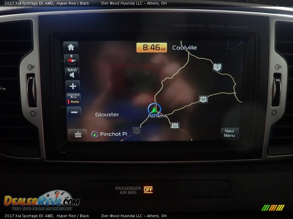 2017 Kia Sportage EX AWD Hyper Red / Black Photo #4