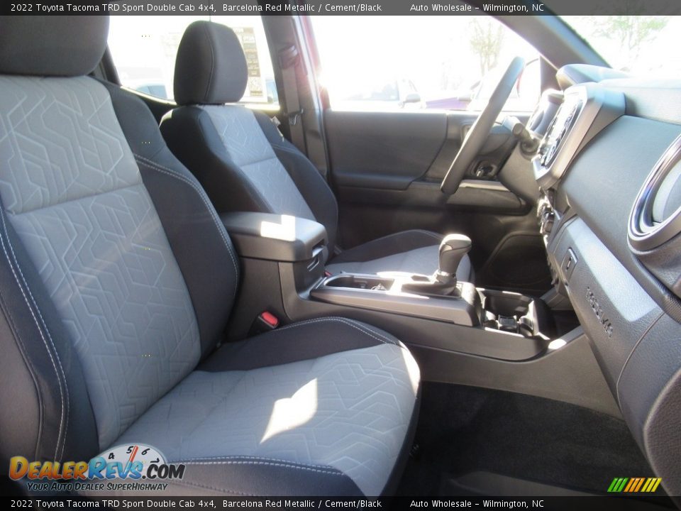 2022 Toyota Tacoma TRD Sport Double Cab 4x4 Barcelona Red Metallic / Cement/Black Photo #13