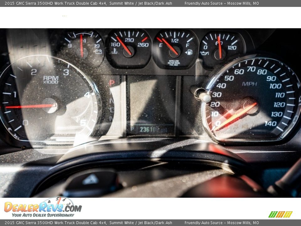 2015 GMC Sierra 3500HD Work Truck Double Cab 4x4 Gauges Photo #29