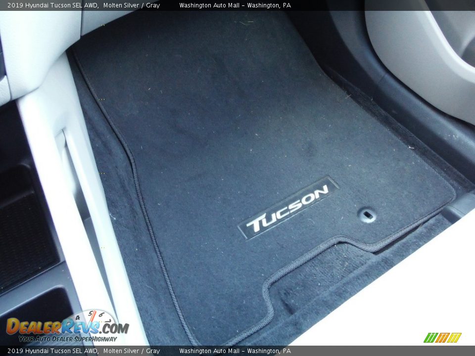 2019 Hyundai Tucson SEL AWD Molten Silver / Gray Photo #17