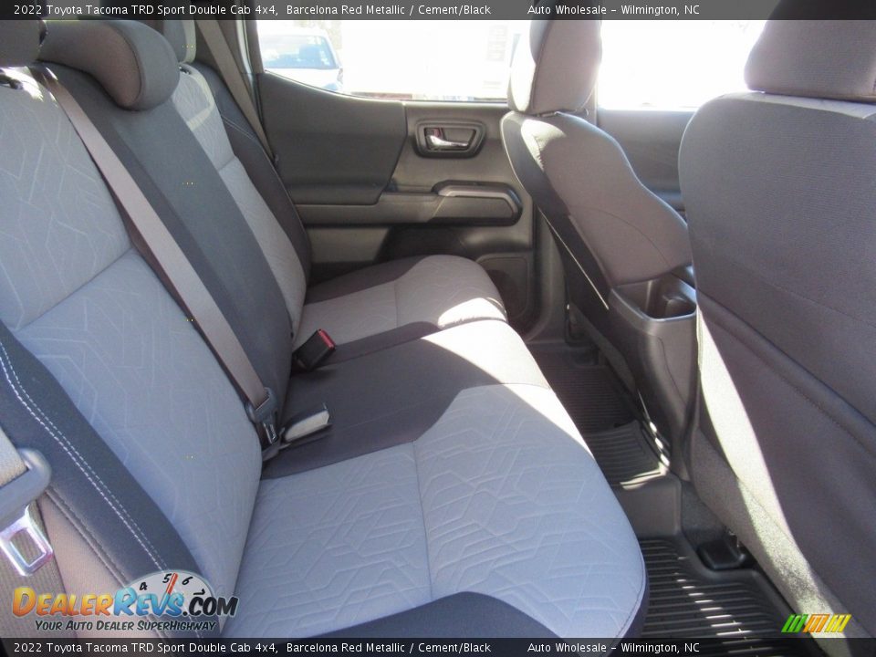 2022 Toyota Tacoma TRD Sport Double Cab 4x4 Barcelona Red Metallic / Cement/Black Photo #14