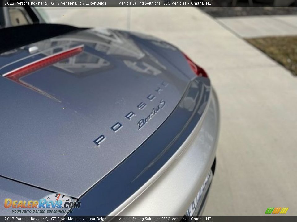 2013 Porsche Boxster S GT Silver Metallic / Luxor Beige Photo #6