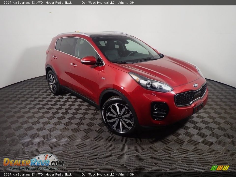 2017 Kia Sportage EX AWD Hyper Red / Black Photo #6