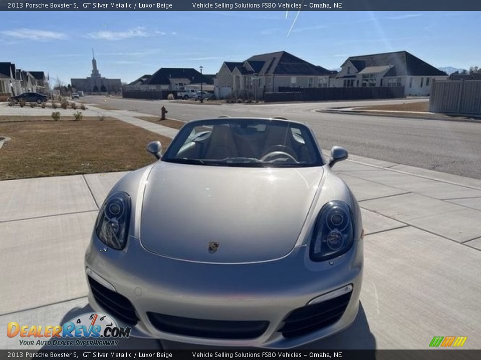 2013 Porsche Boxster S GT Silver Metallic / Luxor Beige Photo #7