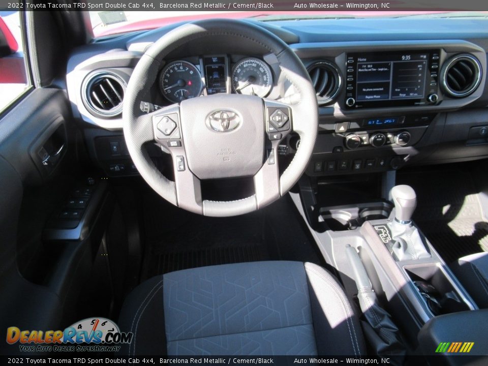 2022 Toyota Tacoma TRD Sport Double Cab 4x4 Barcelona Red Metallic / Cement/Black Photo #15