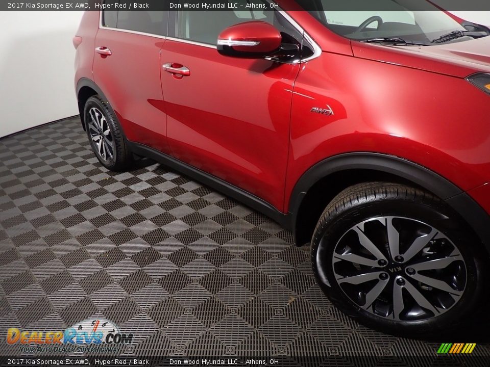 2017 Kia Sportage EX AWD Hyper Red / Black Photo #7