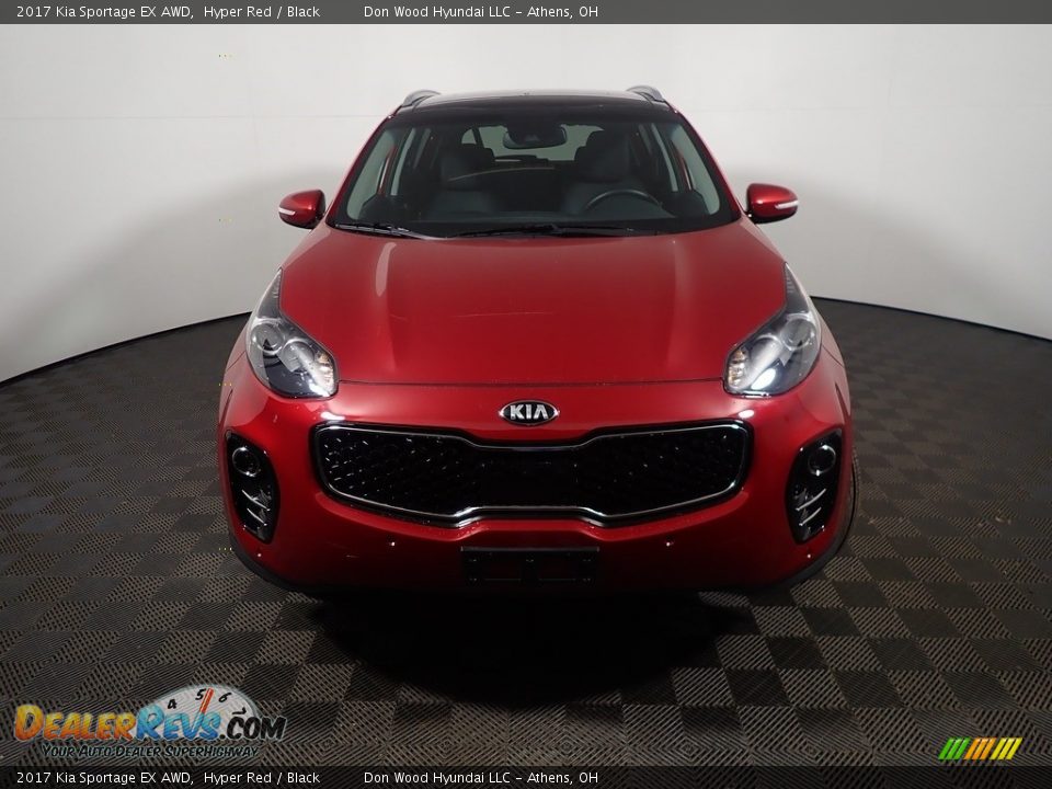 2017 Kia Sportage EX AWD Hyper Red / Black Photo #8