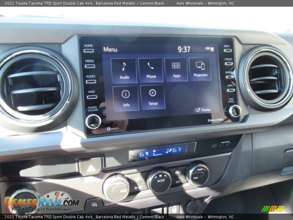 2022 Toyota Tacoma TRD Sport Double Cab 4x4 Barcelona Red Metallic / Cement/Black Photo #17