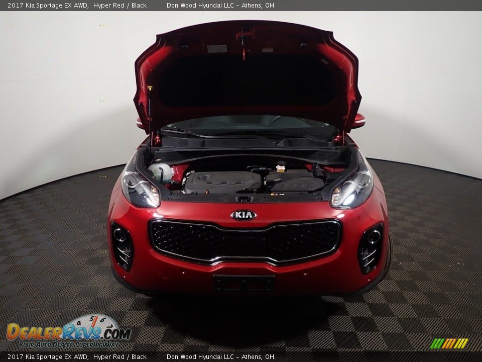 2017 Kia Sportage EX AWD Hyper Red / Black Photo #9