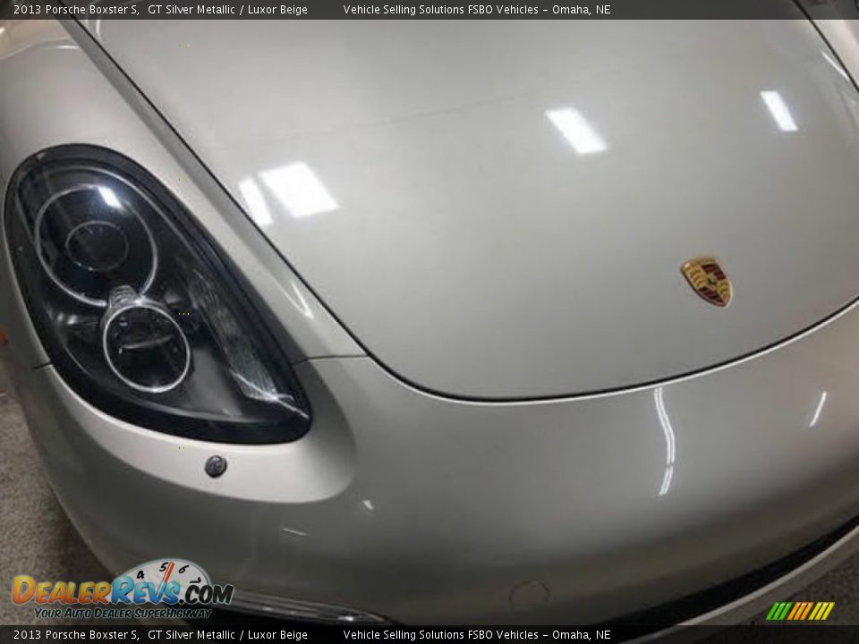 2013 Porsche Boxster S GT Silver Metallic / Luxor Beige Photo #12