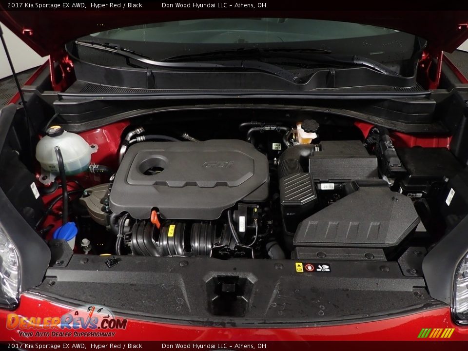 2017 Kia Sportage EX AWD Hyper Red / Black Photo #10