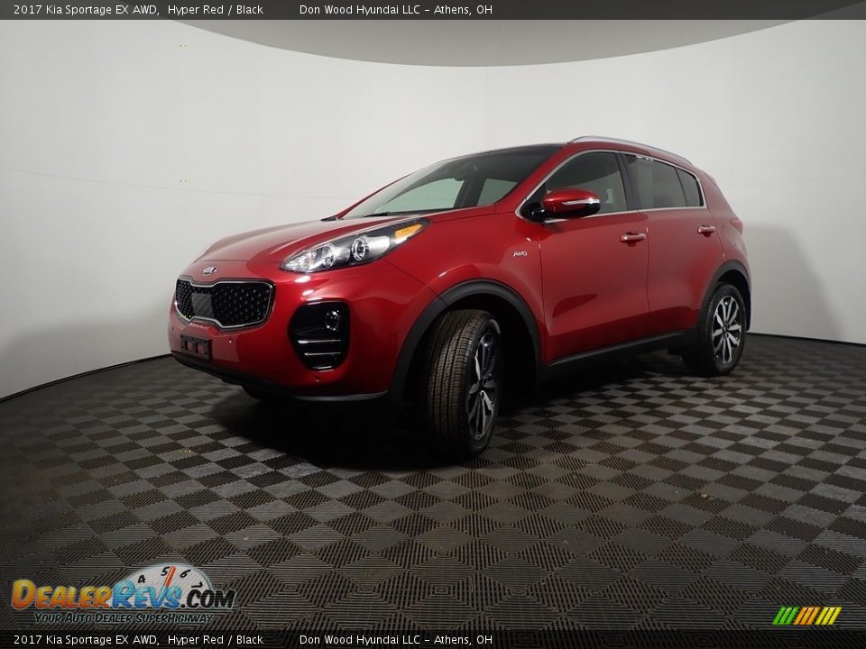 2017 Kia Sportage EX AWD Hyper Red / Black Photo #11