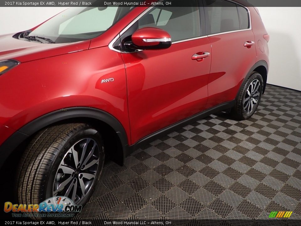 2017 Kia Sportage EX AWD Hyper Red / Black Photo #13