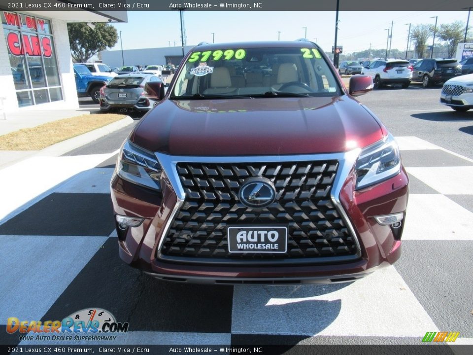 2021 Lexus GX 460 Premium Claret Mica / Ecru Photo #2
