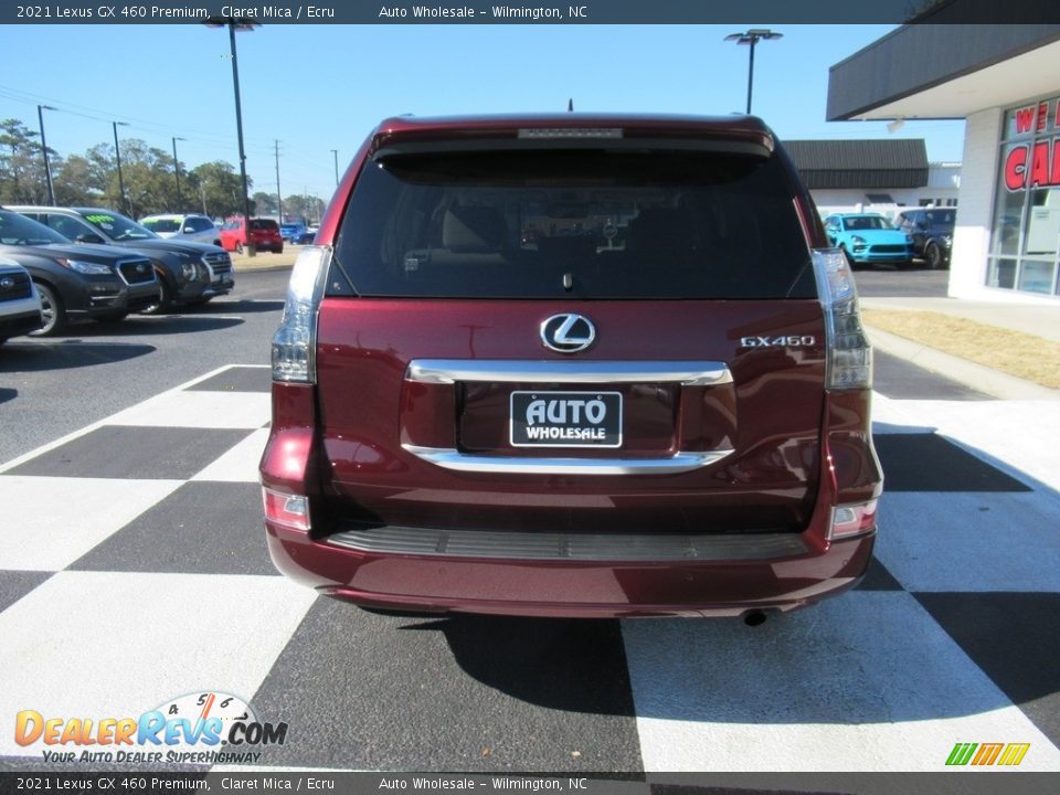 2021 Lexus GX 460 Premium Claret Mica / Ecru Photo #4