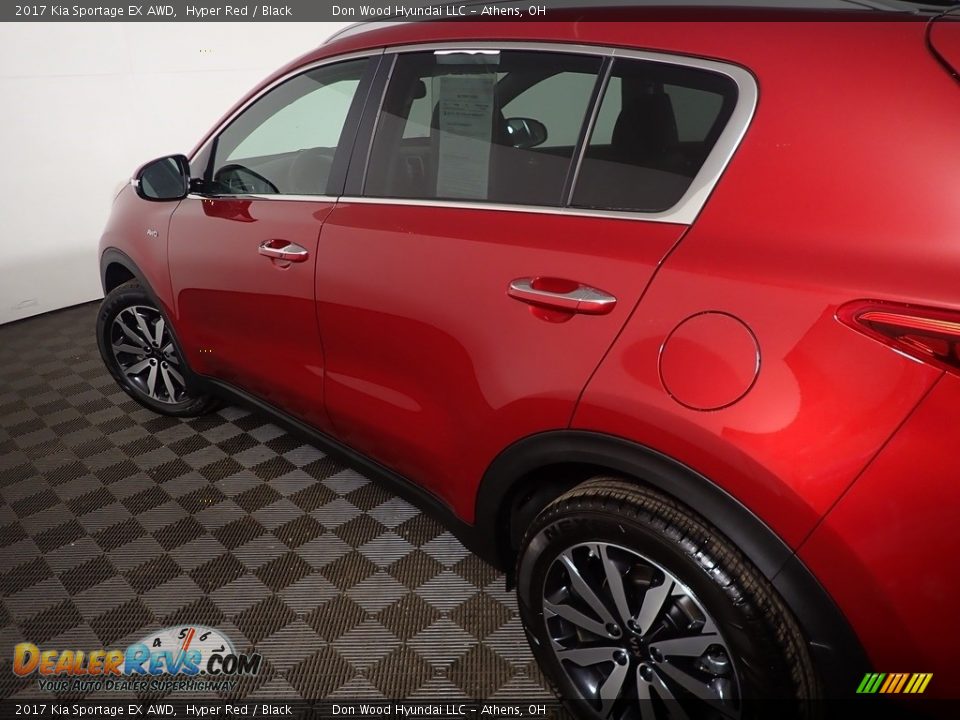 2017 Kia Sportage EX AWD Hyper Red / Black Photo #22