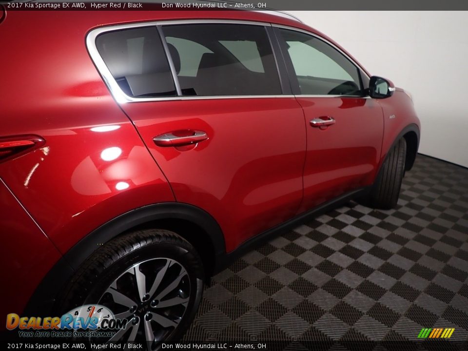 2017 Kia Sportage EX AWD Hyper Red / Black Photo #23