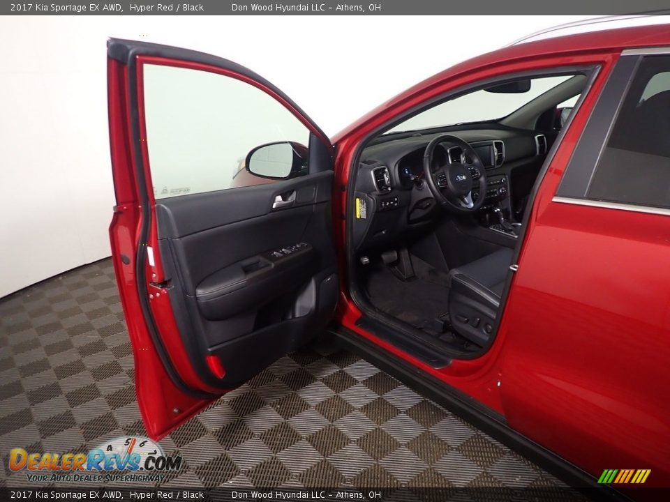 2017 Kia Sportage EX AWD Hyper Red / Black Photo #24