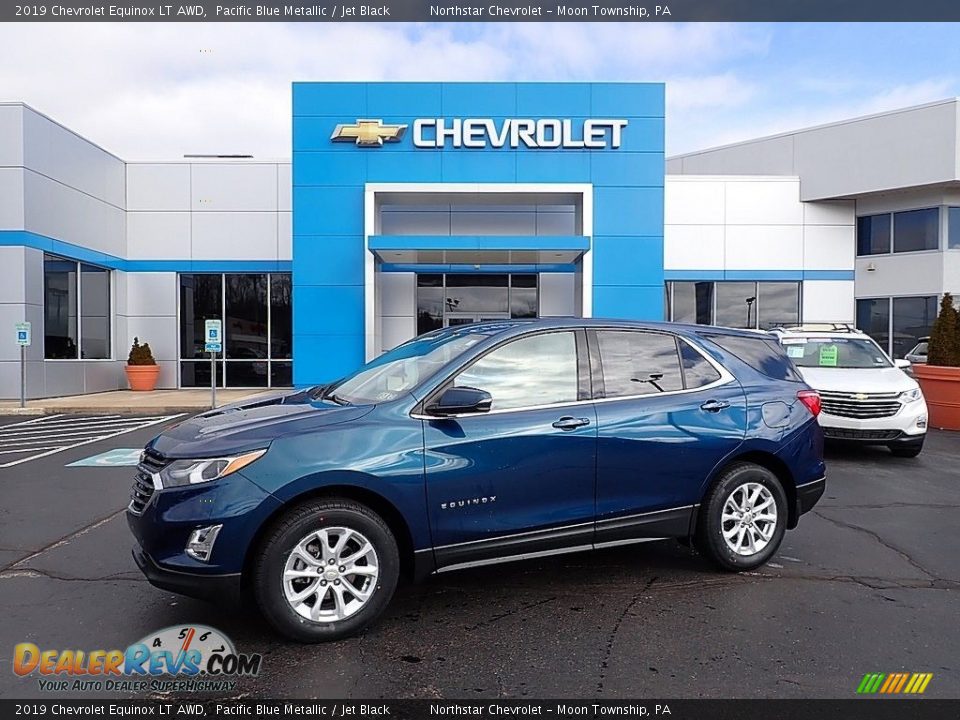 2019 Chevrolet Equinox LT AWD Pacific Blue Metallic / Jet Black Photo #1