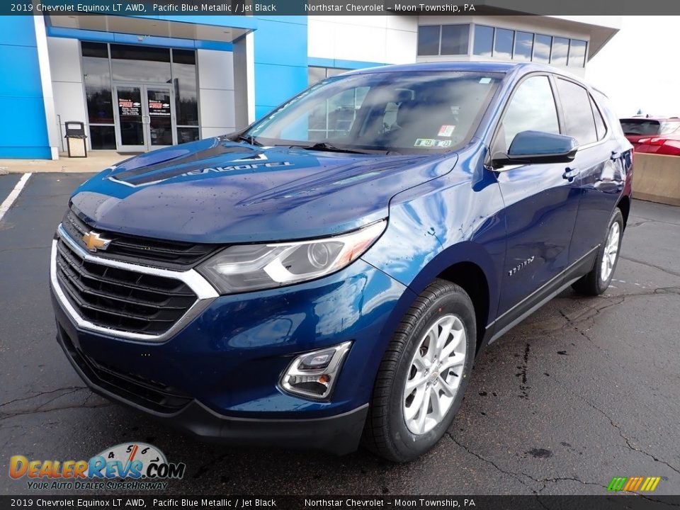 2019 Chevrolet Equinox LT AWD Pacific Blue Metallic / Jet Black Photo #2