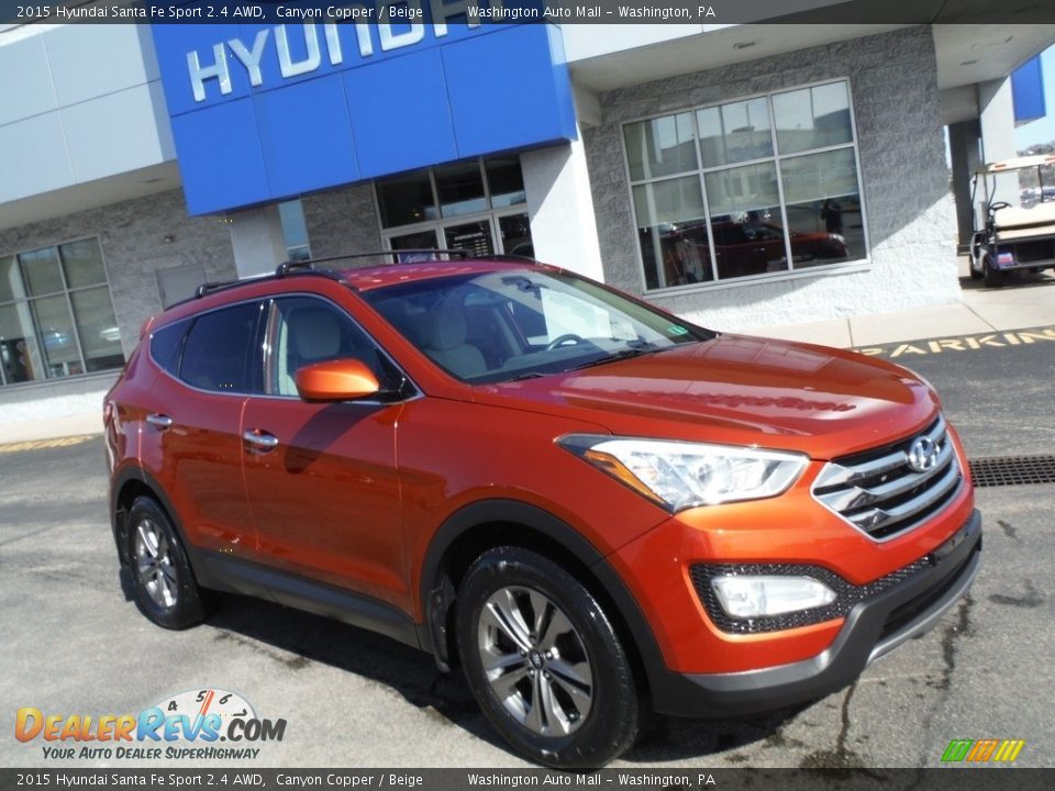 2015 Hyundai Santa Fe Sport 2.4 AWD Canyon Copper / Beige Photo #1
