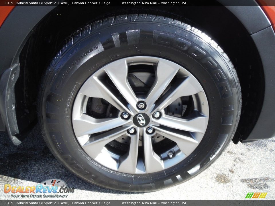 2015 Hyundai Santa Fe Sport 2.4 AWD Canyon Copper / Beige Photo #4