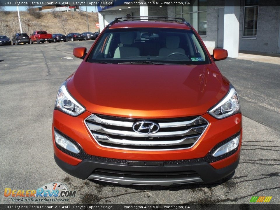 2015 Hyundai Santa Fe Sport 2.4 AWD Canyon Copper / Beige Photo #5