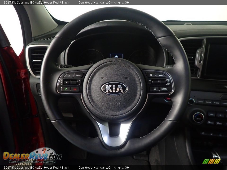2017 Kia Sportage EX AWD Hyper Red / Black Photo #31