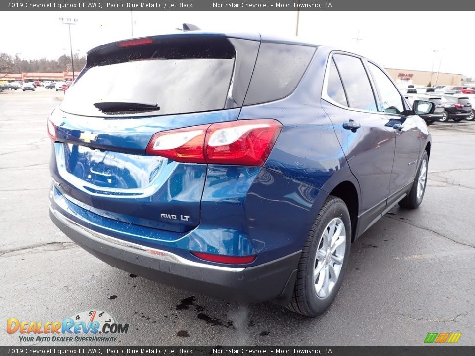 2019 Chevrolet Equinox LT AWD Pacific Blue Metallic / Jet Black Photo #8