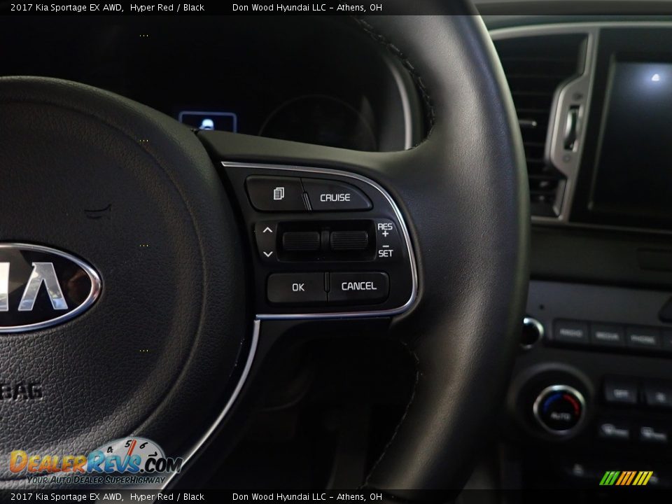 2017 Kia Sportage EX AWD Hyper Red / Black Photo #34