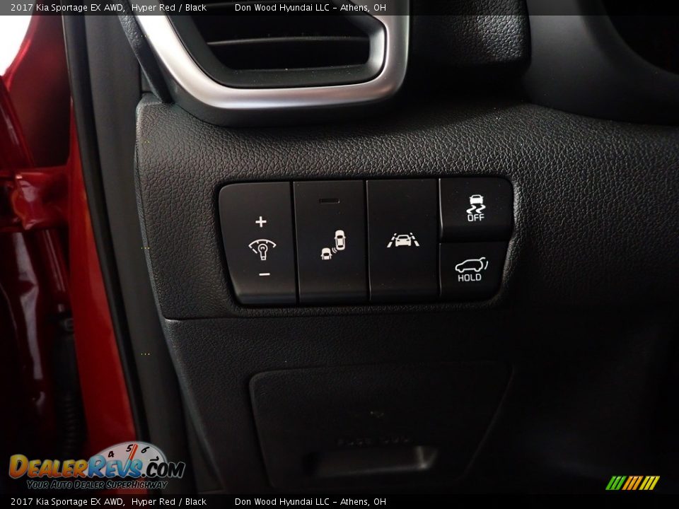 2017 Kia Sportage EX AWD Hyper Red / Black Photo #35