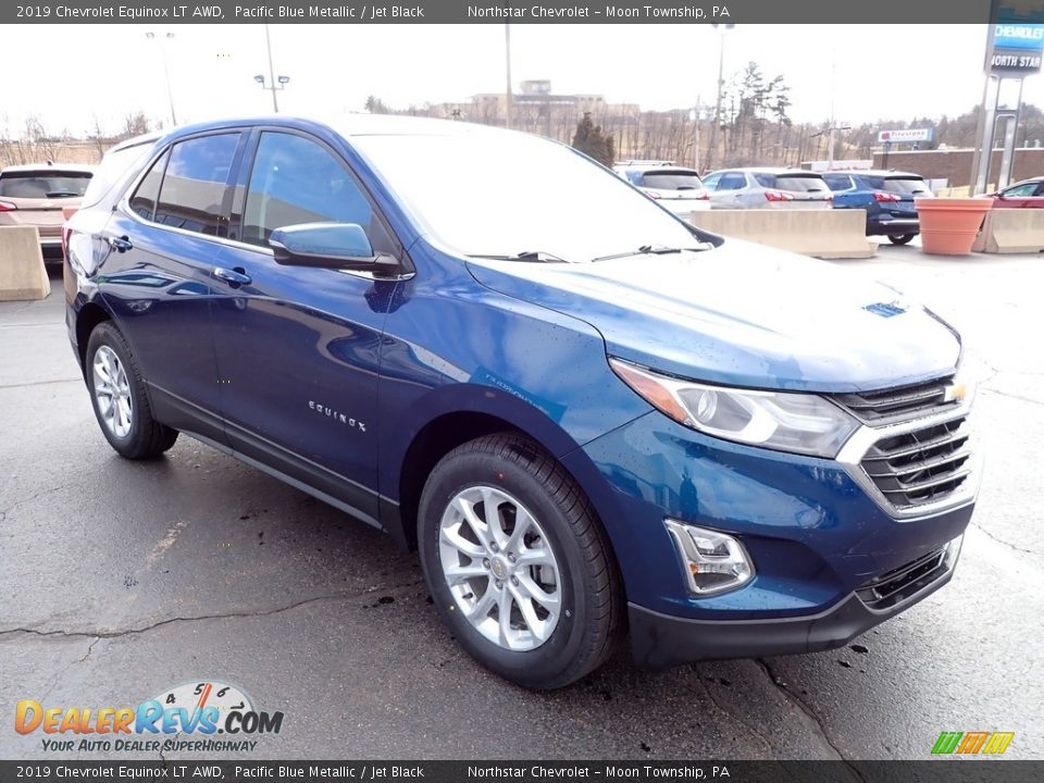 2019 Chevrolet Equinox LT AWD Pacific Blue Metallic / Jet Black Photo #11