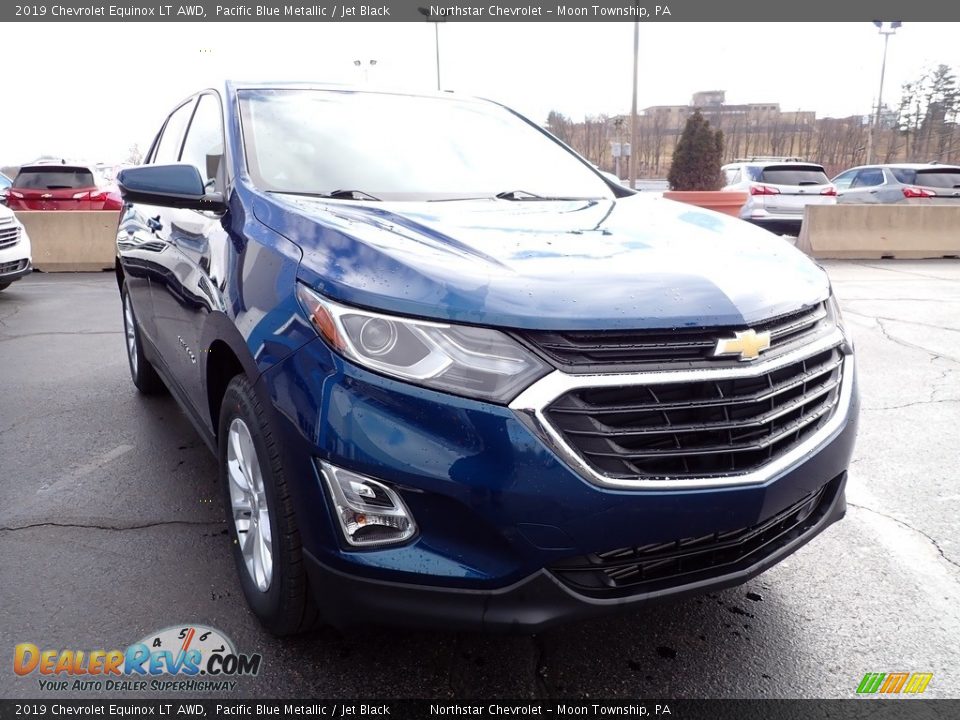 2019 Chevrolet Equinox LT AWD Pacific Blue Metallic / Jet Black Photo #12