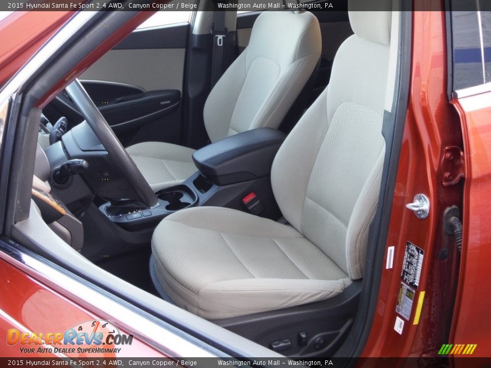 2015 Hyundai Santa Fe Sport 2.4 AWD Canyon Copper / Beige Photo #12