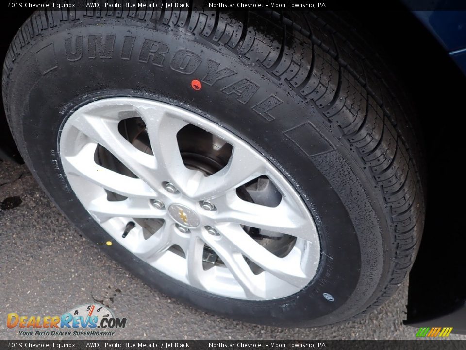 2019 Chevrolet Equinox LT AWD Pacific Blue Metallic / Jet Black Photo #14