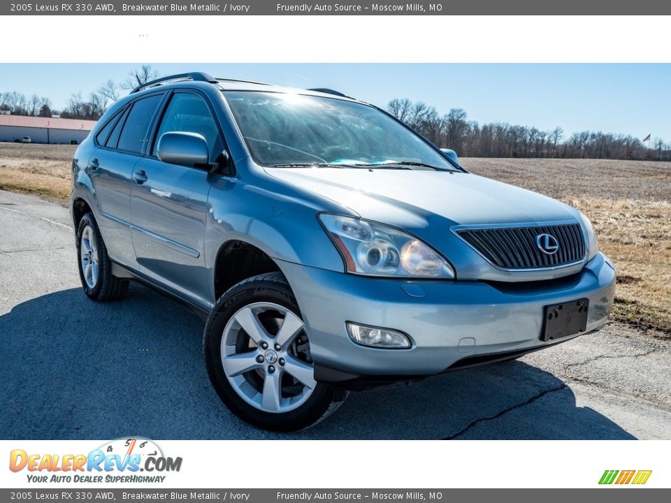 2005 Lexus RX 330 AWD Breakwater Blue Metallic / Ivory Photo #1