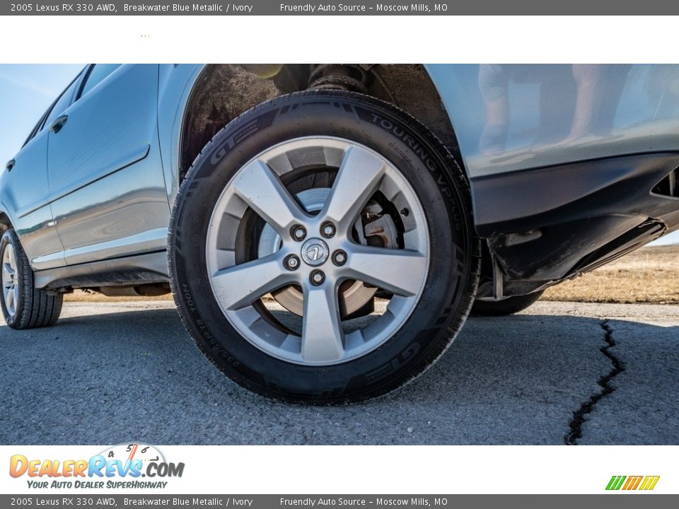 2005 Lexus RX 330 AWD Breakwater Blue Metallic / Ivory Photo #2