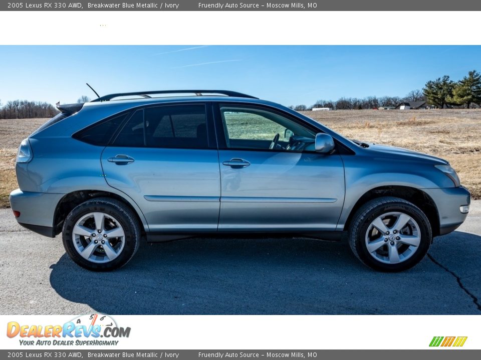 2005 Lexus RX 330 AWD Breakwater Blue Metallic / Ivory Photo #3